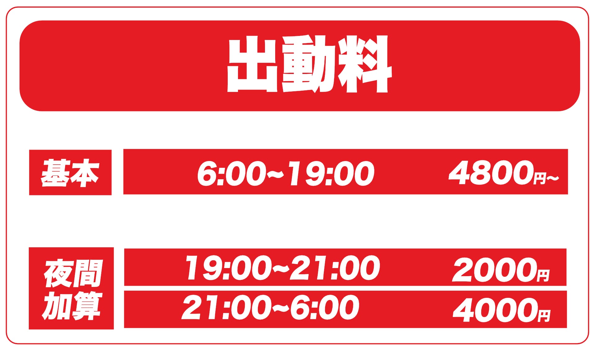 出動料
